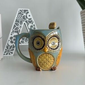 Owl Mug with Spoon